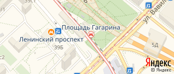 мцк Площадь Гагарина на Яндекс карте