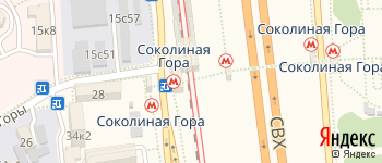 мцк Соколиная Гора на Яндекс карте