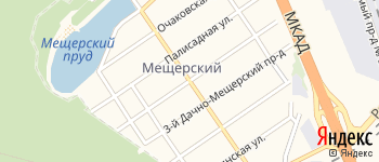Мещерский проспект на Яндекс карте