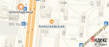 метро Алексеевская на Яндекс карте