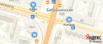 метро Бабушкинская на Яндекс карте
