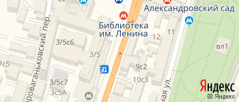 метро Библиотека имени Ленина на Яндекс карте