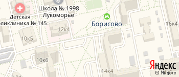 метро Борисово на Яндекс карте