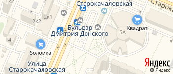 метро Бульвар Дмитрия Донского на Яндекс карте