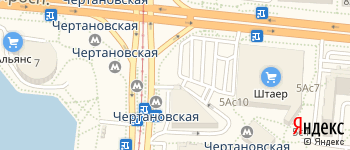 метро Чертановская на Яндекс карте