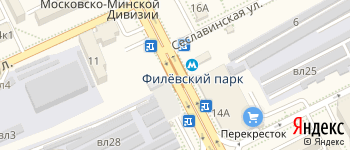 метро Филёвский парк на Яндекс карте