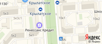 метро Крылатское на Яндекс карте