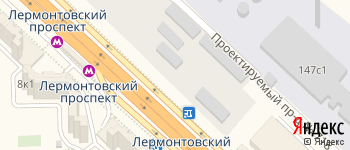 метро Лермонтовский проспект на Яндекс карте