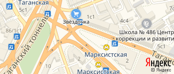 метро Марксистская на Яндекс карте