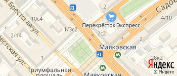 метро Маяковская на Яндекс карте