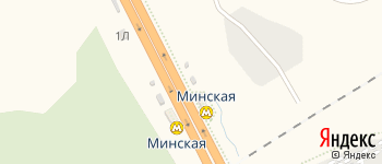 метро Минская на Яндекс карте