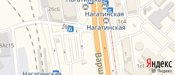 метро Нагатинская на Яндекс карте