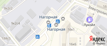 метро Нагорная на Яндекс карте