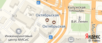 метро Октябрьская на Яндекс карте