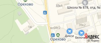 метро Орехово на Яндекс карте