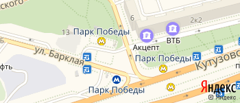 метро Парк Победы на Яндекс карте