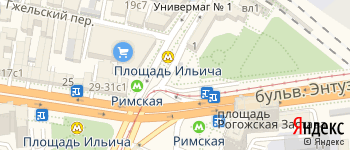 метро Площадь Ильича на Яндекс карте