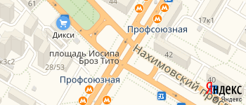 метро Профсоюзная на Яндекс карте
