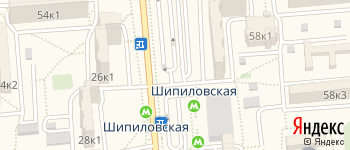 метро Шипиловская на Яндекс карте
