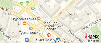 метро Сретенский бульвар на Яндекс карте