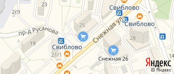 метро Свиблово на Яндекс карте