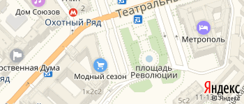 метро Театральная на Яндекс карте