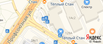 метро Тёплый Стан на Яндекс карте