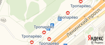 метро Тропарёво на Яндекс карте