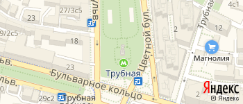 метро Трубная на Яндекс карте
