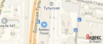 метро Тульская на Яндекс карте