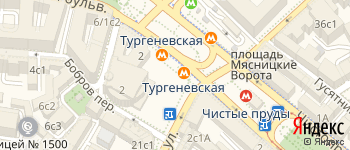 метро Тургеневская на Яндекс карте
