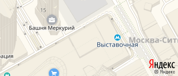 метро Выставочная на Яндекс карте