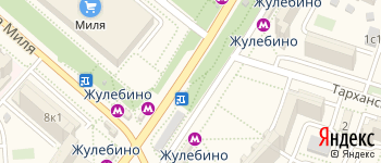 метро Жулебино на Яндекс карте