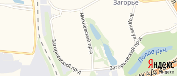 Михневский проезд на Яндекс карте