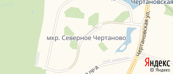 микрорайон Северное Чертаново на Яндекс карте