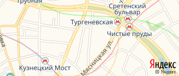 Милютинский переулок на Яндекс карте