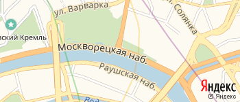 Москворецкая набережная на Яндекс карте