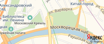 Москворецкая улица на Яндекс карте