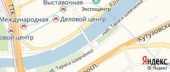мост Багратион на Яндекс карте