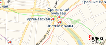 Мясницкая улица на Яндекс карте