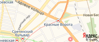Мясницкий проезд на Яндекс карте