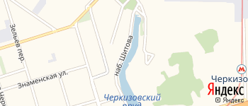набережная Шитова на Яндекс карте