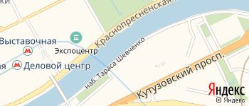 набережная Тараса Шевченко на Яндекс карте