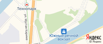 Нагатинская пойма на Яндекс карте