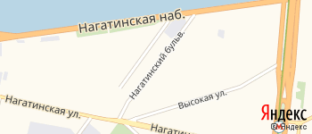 Нагатинский бульвар на Яндекс карте