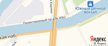 Нагатинский мост на Яндекс карте