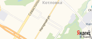 Нагорный бульвар на Яндекс карте