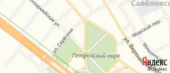 Нарышкинская аллея на Яндекс карте