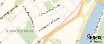 Несвижский переулок на Яндекс карте