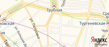Нижний Кисельный переулок на Яндекс карте